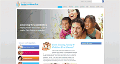 Desktop Screenshot of clarkfamilyfirst.org